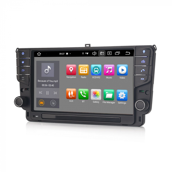 Navigatie auto dedicata  VW Golf VII/7 MK7, 9 Inch, Android 13 [3]