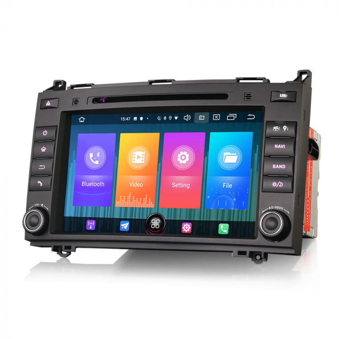 Navigatie auto, Mercedes-Benz A/B Class W169 Vito Viano Sprinter VW Crafter, 8 inch, Android 10 [4]