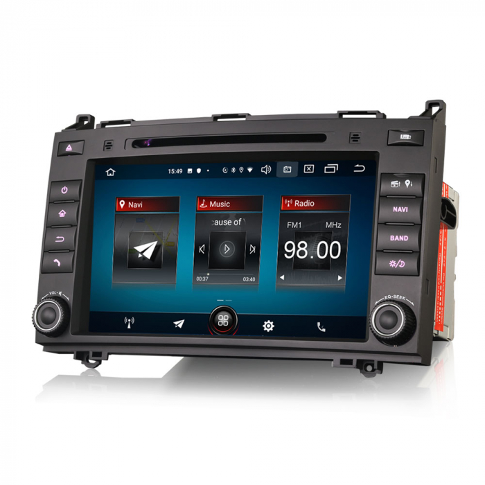 Navigatie auto, Mercedes-Benz A/B Class W169 Vito Viano Sprinter VW Crafter, 8 inch, Android 10 [3]