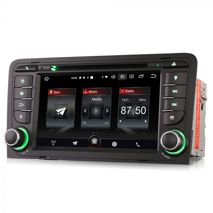 Navigatie auto, Pachet dedicat AUDI A3 (2003-2011) S3 RS3 RNSE-PU ,7 inch, Android 10 [4]