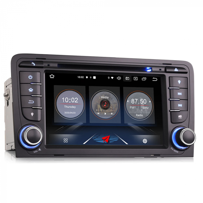 Navigatie auto, Pachet dedicat AUDI A3 (2003-2011) S3 RS3 RNSE-PU ,7 inch, Android 10 [8]
