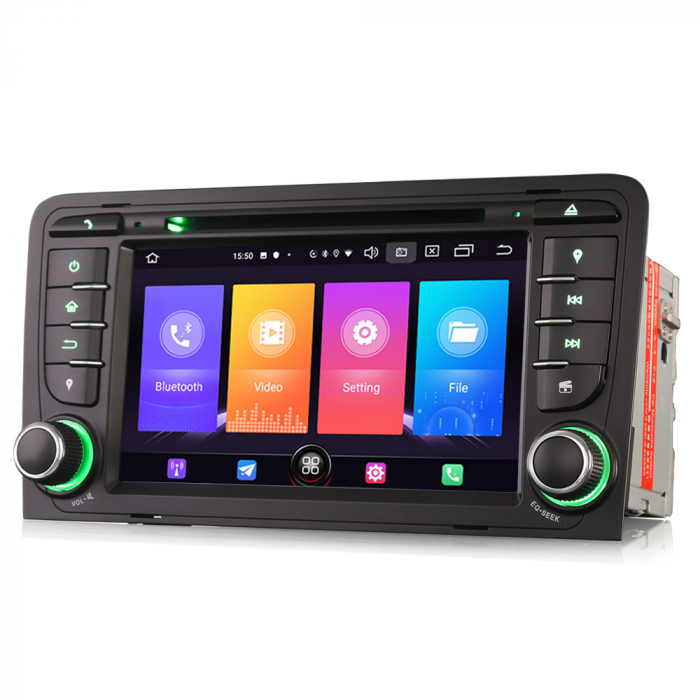 Navigatie auto, Pachet dedicat AUDI A3 (2003-2011) S3 RS3 RNSE-PU ,7 inch, Android 10 [2]