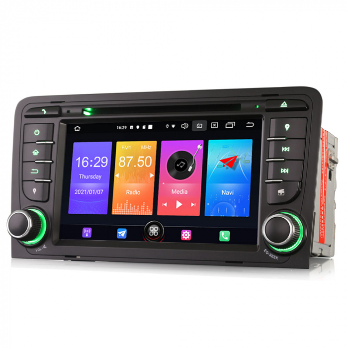 Navigatie auto, Pachet dedicat AUDI A3 (2003-2011) S3 RS3 RNSE-PU ,7 inch, Android 10 [5]