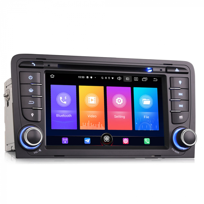 Navigatie auto, Pachet dedicat AUDI A3 (2003-2011) S3 RS3 RNSE-PU ,7 inch, Android 10 [6]