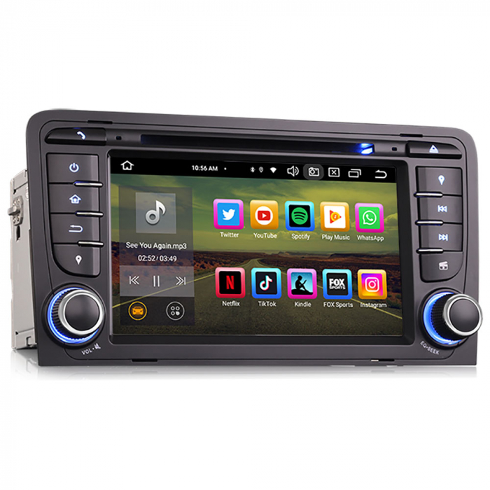 Navigatie auto, Pachet dedicat AUDI A3 S3 RS3 RNSE-PU, Android 12, Octa Core [2]