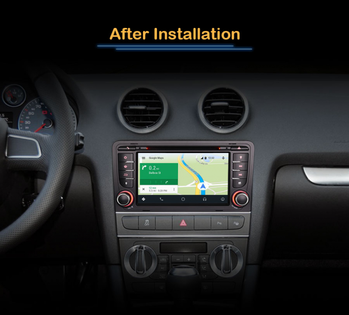 Navigatie auto, Pachet dedicat AUDI A3 S3 RS3 RNSE-PU, Android 12, Octa Core [12]