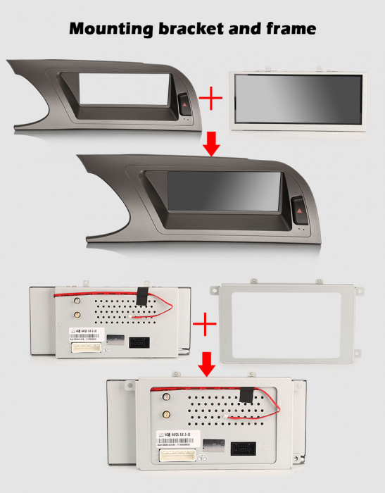 Navigatie auto, Pachet dedicat Audi A4 (2009-2012),8.8 inch, Android 11 [14]