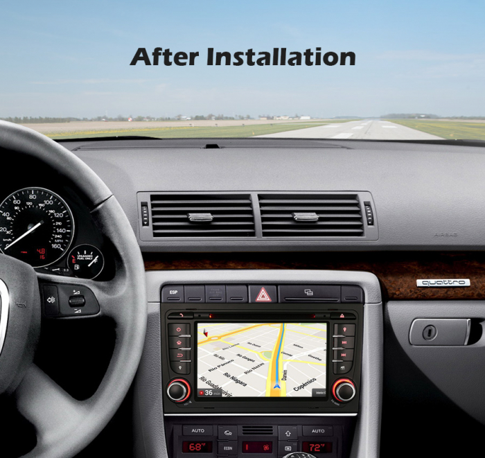 Navigatie auto, Pachet dedicat Audi A4, 7 Inch, Octa Core [12]