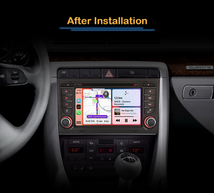 Navigatie auto, Pachet dedicat Audi A4, Android 13 [10]