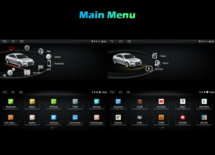 Navigatie auto, Pachet dedicat Audi A5 2009-2016,8.8 inch, Android 11 [31]
