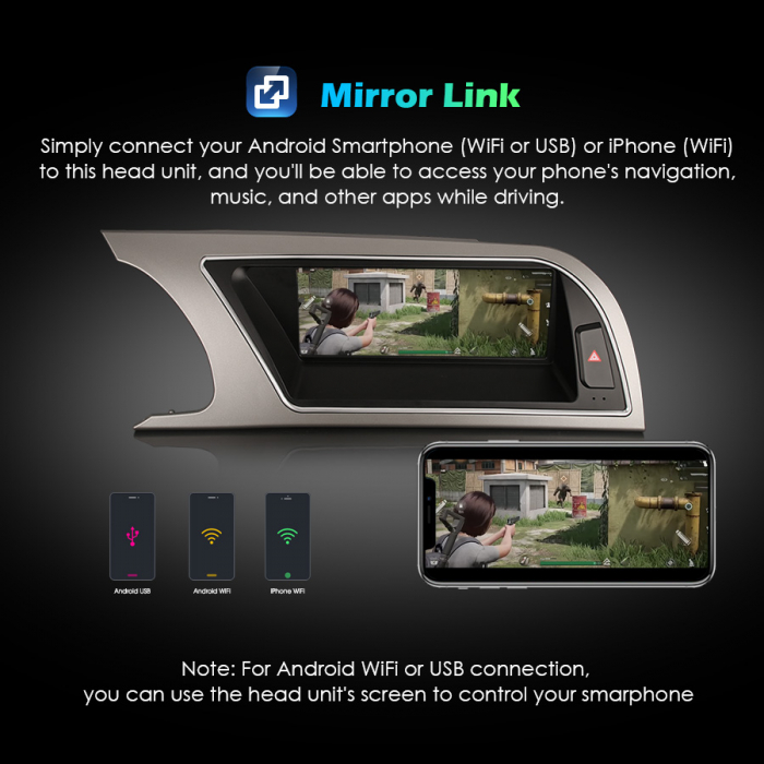 Navigatie auto, Pachet dedicat Audi A5 2009-2016,8.8 inch, Android 11 [20]