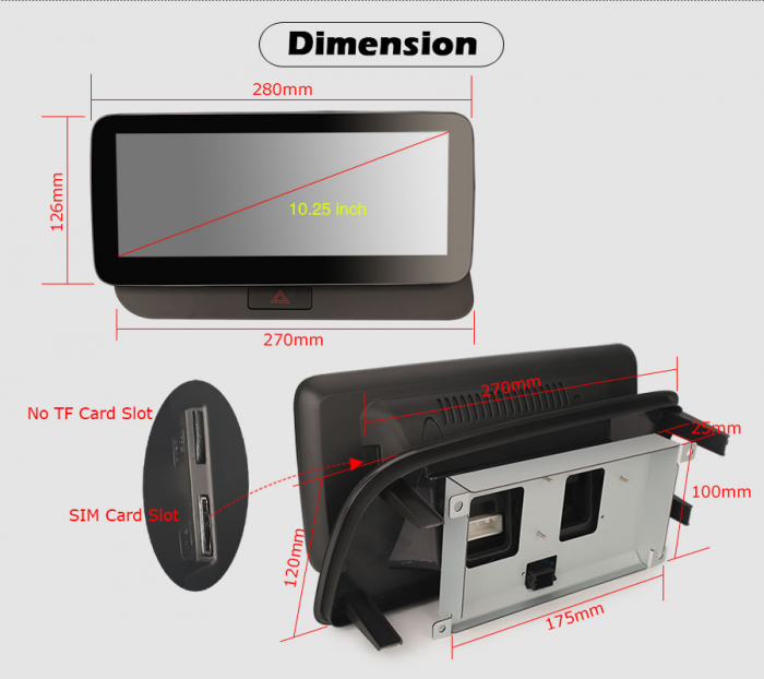 Navigatie auto, Pachet dedicat Audi Q5, Android 11, 10.25 Inch [25]