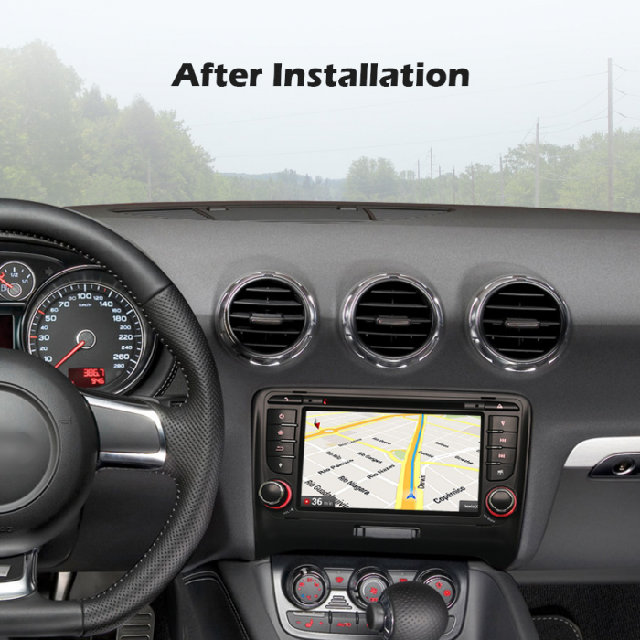Navigatie auto, Pachet dedicat AUDI TT MK2, 7 Inch, Octa Core, Android 11 [13]