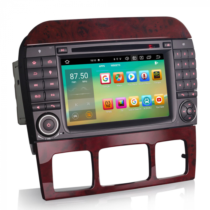 Navigatie auto, Pachet dedicat Mercedes Benz S-Class W220, Android 11, 7 inch, Octa Core [8]