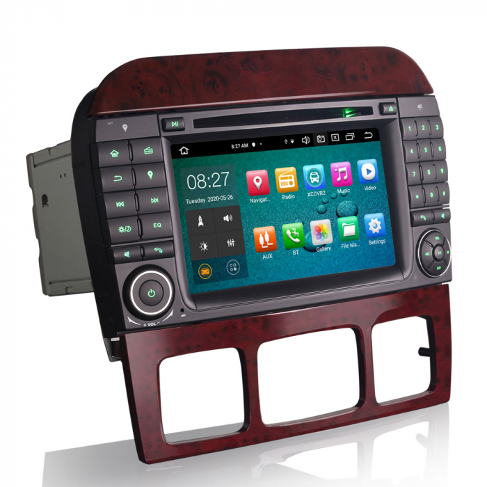 Navigatie auto, Pachet dedicat Mercedes Benz S-Class W220, Android 11, 7 inch, Octa Core [4]