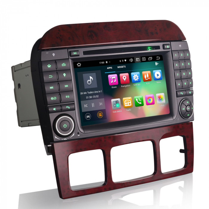 Navigatie auto, Pachet dedicat Mercedes Benz S-Class W220, Android 11, 7 inch, Octa Core [9]