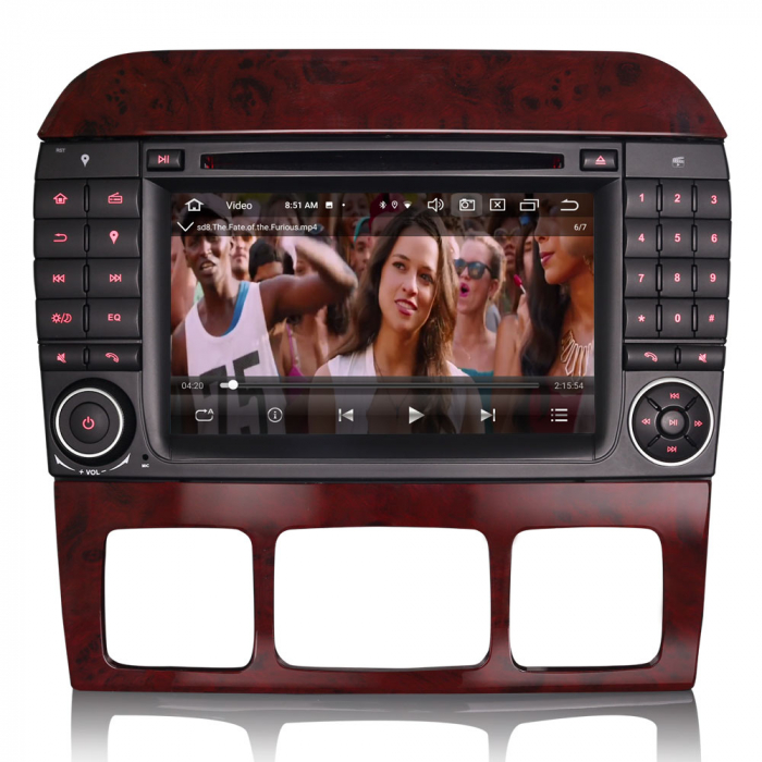 Navigatie auto, Pachet dedicat Mercedes Benz S-Class W220, Android 11, 7 inch, Octa Core [7]