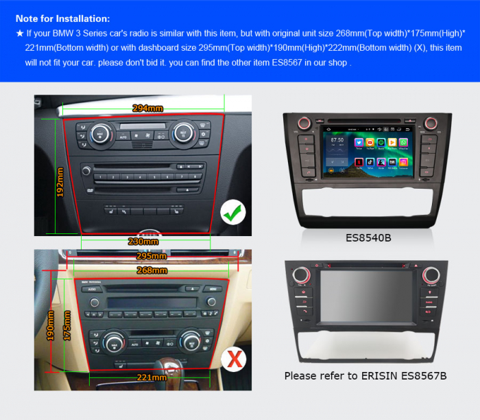 Navigatie auto, Pachet dedicat BMW 1 Serie E81 Hatchback E82 E88 , Android 13 [14]
