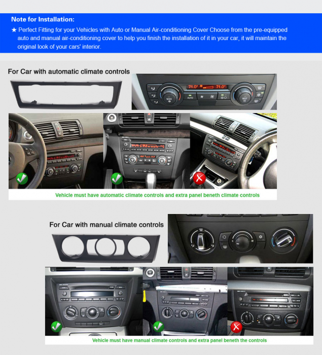 Navigatie auto, Pachet dedicat BMW 1 Serie E81 Hatchback E82 E88 , Android 13 [17]
