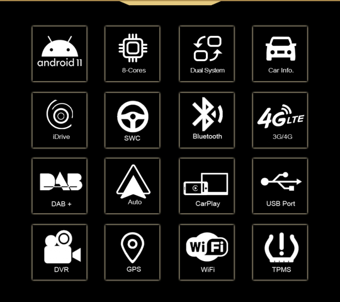Navigatie auto, Pachet dedicat, BMW 3er E60 E61 E63 E64 E90 E91 E92 E93 CCC, 8.8 Inch, Android 11, Octa Core [10]