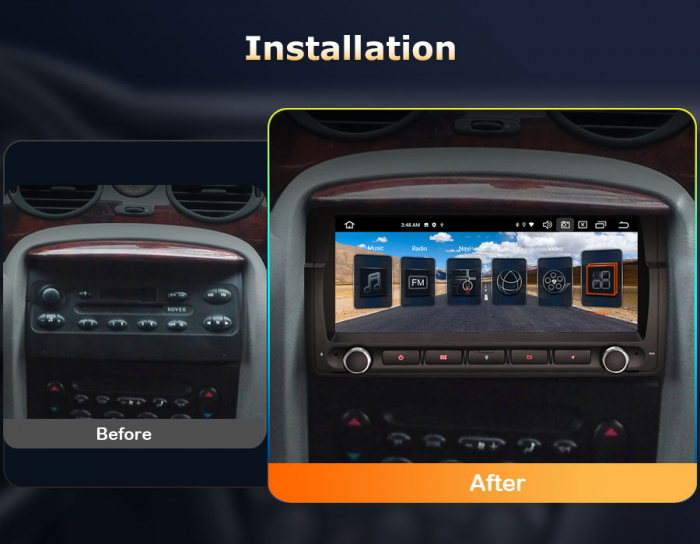 Navigatie auto, Pachet dedicat BMW E46 M3 Rover 75 MG ,8.8 inch, Android 13 [11]