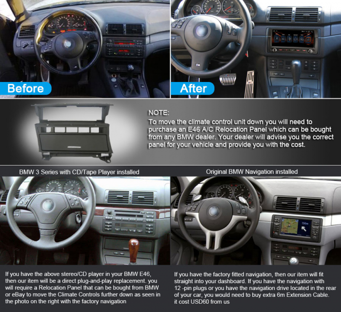 Navigatie auto, Pachet dedicat BMW E46 M3 Rover 75 MG ,8.8 inch, Android 13 [13]
