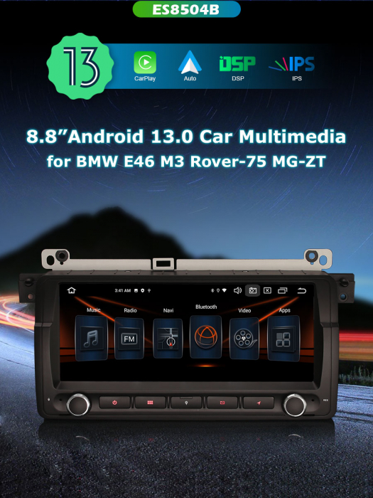 Navigatie auto, Pachet dedicat BMW E46 M3 Rover 75 MG ,8.8 inch, Android 13 [9]