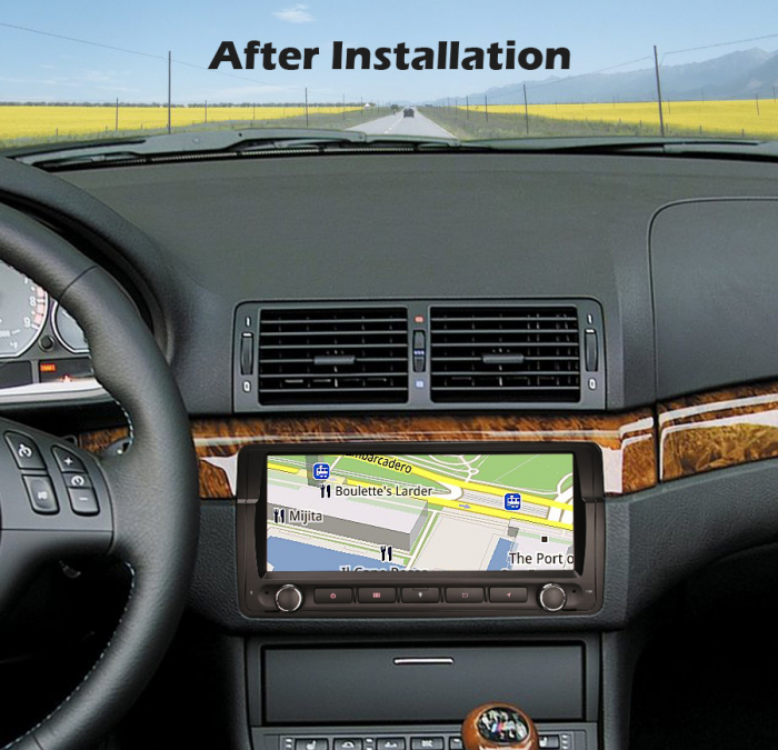 Navigatie auto, Pachet dedicat BMW E46 MG ZT M3 Rover 75 ,8.8 inch, Android 11 [10]