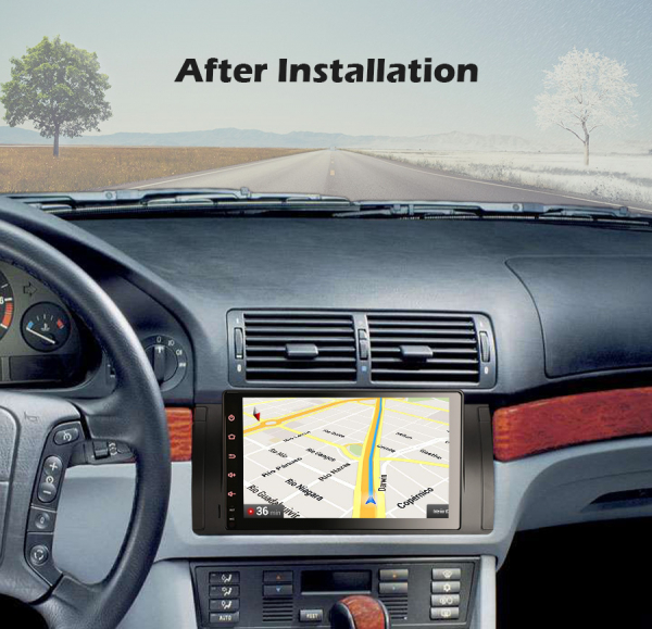 Navigatie auto, Pachet dedicat BMW  Seria 5 E39 E53 X5 M5, 9 inch, Android 10.0, Octa Core [9]