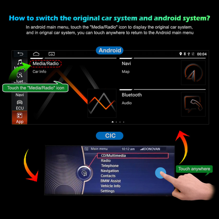Navigatie auto, Pachet dedicat BMW X1 E84, Android 11, 10.25 Inch [13]