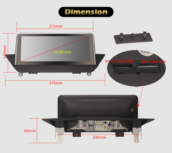Navigatie auto, Pachet dedicat  BMW X1 E84 CIC Sistem, 10.25 Inch, Android 12, Octa Core [35]