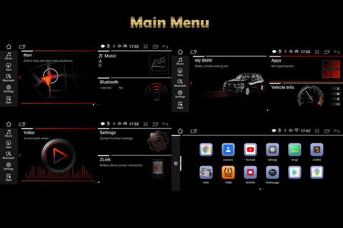 Navigatie auto, Pachet dedicat  BMW X1 E84 CIC Sistem, 10.25 Inch, Android 12, Octa Core [28]