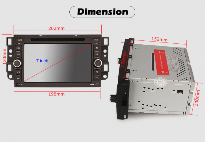 Navigatie auto, Pachet dedicat Chevrolet Aveo Epica Captiva, Android 11, 7 inch, Octa Core [22]