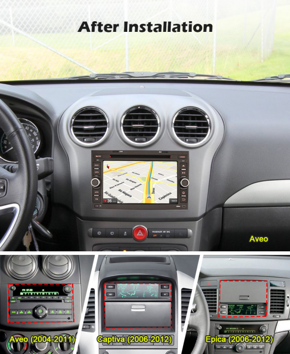 Navigatie auto, Pachet dedicat Chevrolet Aveo Epica Captiva, Android 11, 7 inch, Octa Core [13]