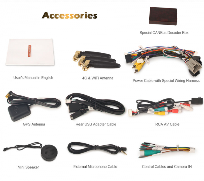 Navigatie auto, Pachet dedicat Chevrolet Silverado Buick GMC HUMMER H2, Android 13 [24]