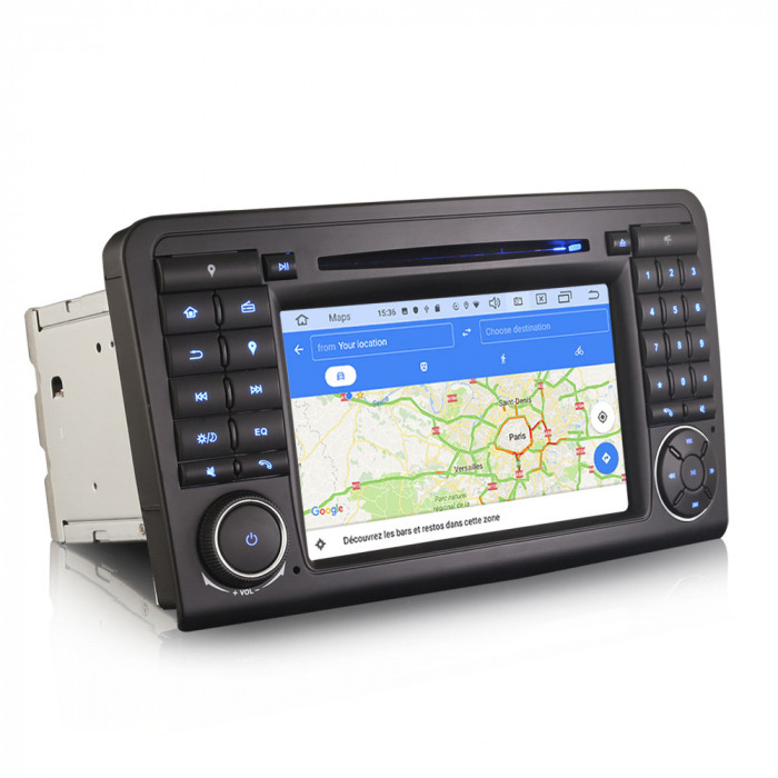 Navigatie auto, Pachet dedicat Mercedes Benz GL-Class X164 ML-Class W164 , Android 10, 7 inch [8]