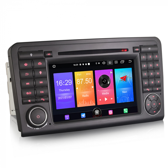 Navigatie auto, Pachet dedicat Mercedes Benz GL-Class X164 ML-Class W164 , Android 10, 7 inch [5]