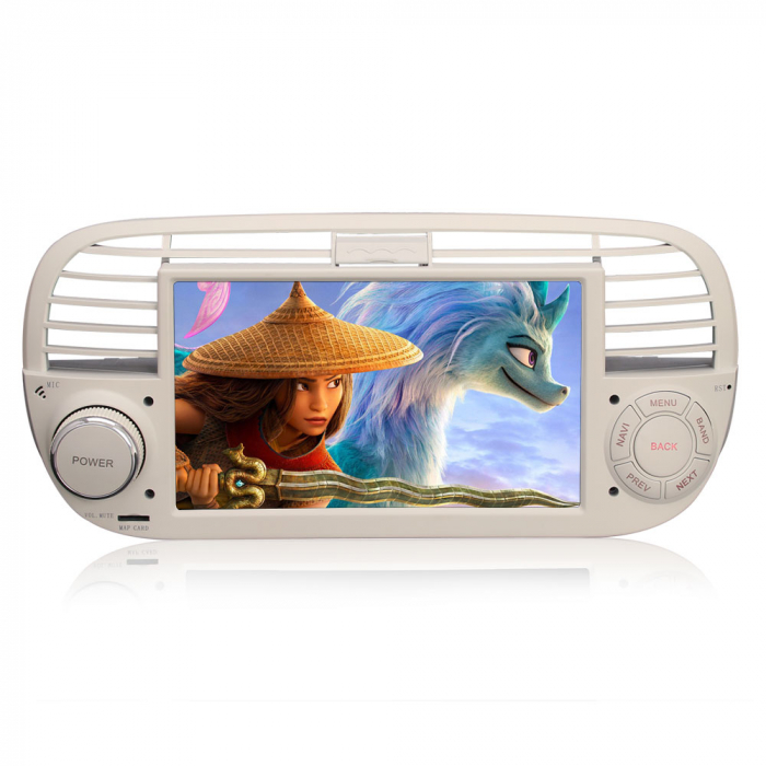 Navigatie auto, Pachet dedicat Fiat 500 2008-2015, Android 11, 7 inch [7]