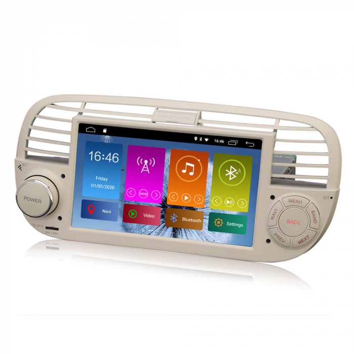 Navigatie auto, Pachet dedicat Fiat 500 2008-2015, Android 11, 7 inch [5]