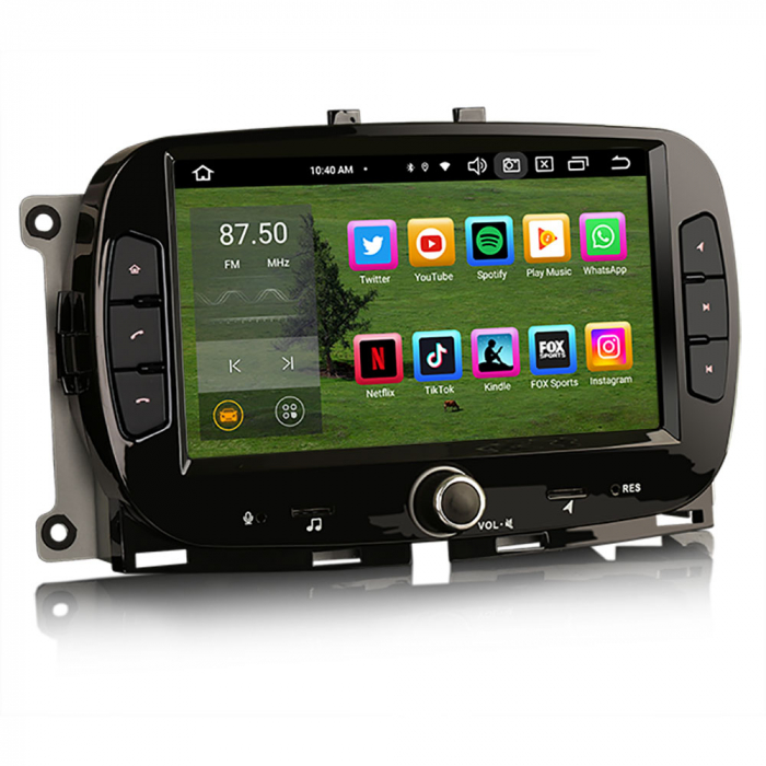 Navigatie auto, Pachet dedicat Fiat 500/500C/500S/500E 2016-2019 and 500 Hybrid 2020-2021 , Android 13 [6]