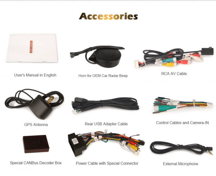 Navigatie auto, Pachet dedicat Fiat 500/500C/500S/500E 2016-2019 and 500 Hybrid 2020-2021 , Android 13 [21]
