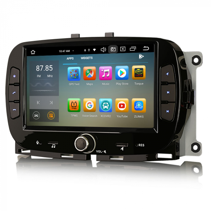 Navigatie auto, Pachet dedicat Fiat 500/500C/500S/500E 2016-2019 and 500 Hybrid 2020-2021 , Android 13 [4]