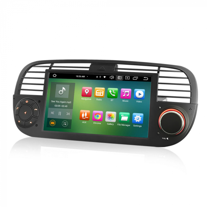 Navigatie auto, Pachet dedicat Fiat 500/500C/500S 500E, Android 13 [4]