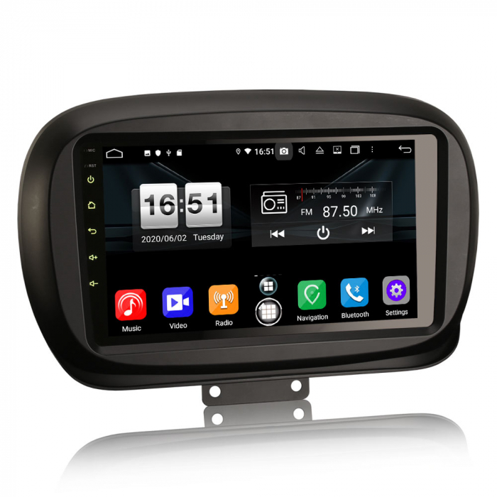 Navigatie auto, Pachet dedicat Fiat 500X 2014, 9 inch,Octa Core, Android 12 [9]