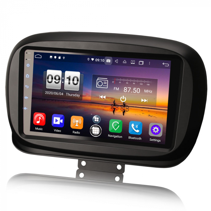 Navigatie auto, Pachet dedicat Fiat 500X 2014, 9 inch,Octa Core, Android 12 [5]