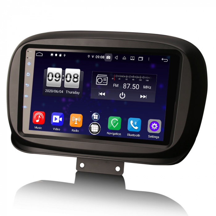 Navigatie auto, Pachet dedicat Fiat 500X 2014, 9 inch,Octa Core, Android 12 [6]