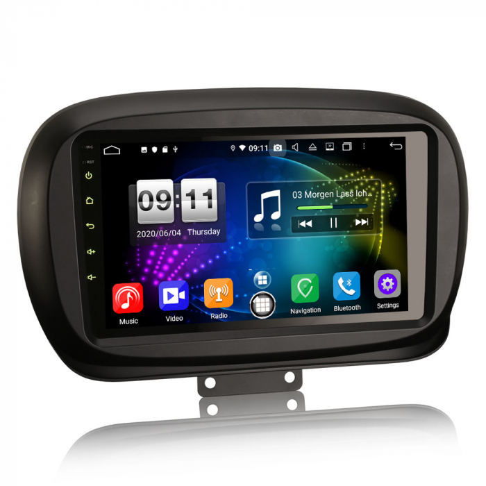 Navigatie auto, Pachet dedicat Fiat 500X 2014, 9 inch,Octa Core, Android 12 [4]