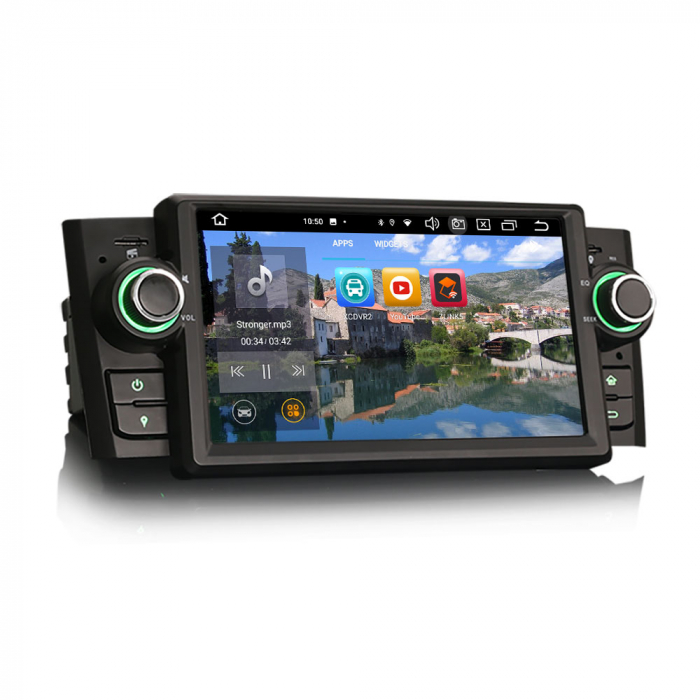 Navigatie auto, Pachet dedicat Fiat Punto Linea ,7 inch, Android 13 [7]