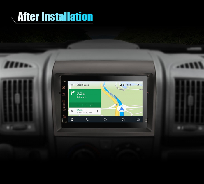 Navigatie auto, Pachet dedicat FIAT DUCATO CITROEN JUMPER PEUGEOT BOXE , Android 13 [11]