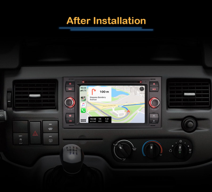 Navigatie auto, Pachet dedicat Ford Fiesta Fusion Kuga Transit Galaxy, Android 13 [11]